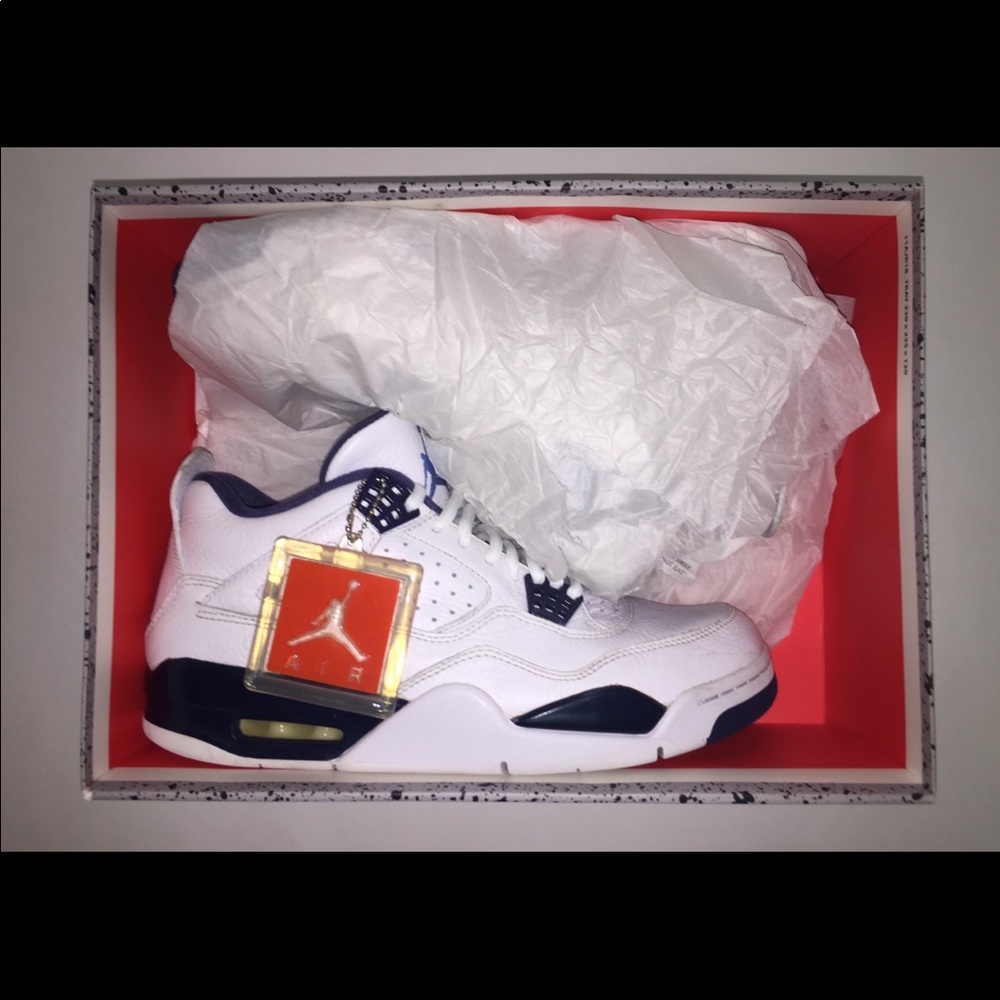 Retro Nike Air Jordan Legend Blue 4's - Picture 3 of 8